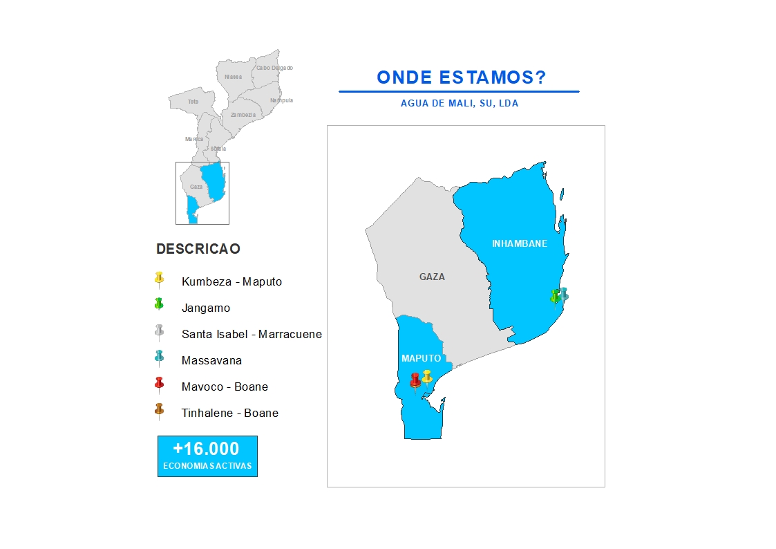 Mapa de cobertura Água de Malí